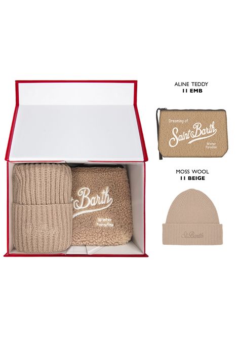 Box regalo con logo SAINT BARTH | BOX0024 CHRISTMAS BOX WOMAN MOUNTAIN03771I TEDDY 11 EMB